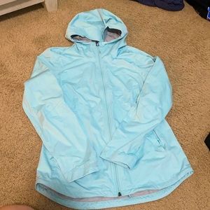 Aqua North Face Lightweight Windbreaker